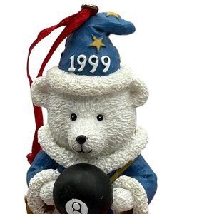 Marshall Fields Fifteen Years Santa Bear Hallmark Keepsake Ornament 1999 Vintage